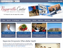 Tablet Screenshot of napervillehealthcenter.com